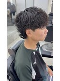 【Lond LOGAN亀井】シャドウパーマ