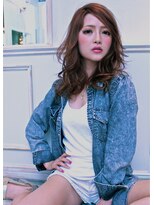mighty【Healthy!!】セミロング×ほつれウェーブ