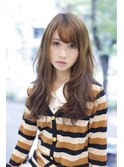 毛先にだけ作る大人モードロング