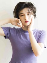 キープへアデザイン(keep hair design)&nbsp;【自由が丘KEEP三橋】シンプルな黒髪小顔ショート