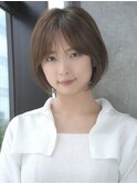 前髪あり大人ショートボブ20代30代40代【AIN.表参道】川原大地