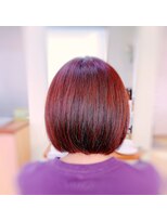 美容室フロンジュ&nbsp;赤髪　カシスレッド　ボルドー