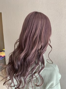 ヒープス(HEAPS) ダブルカラー　ピンクベージュ