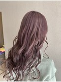 ダブルカラー ピンクベージュ