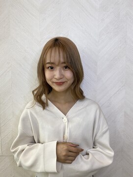 ロンド ストラーダ 心斎橋(Lond strada) シルキーベージュ×グレージュカラー【髪質改善/縮毛矯正】