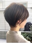 ひし形ショート/前髪あり/30代・40代/髪質改善