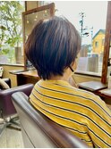 ショートグラデーションボブ【髪質改善/デザインカラー】