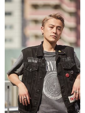 クレスト 近江八幡店(CREST) マッシュツーブロックメンズパーママッシュウルフメンズカット