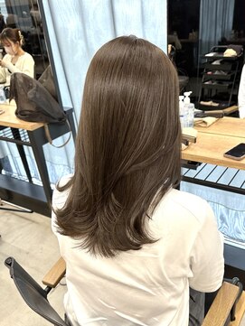 アリュウル 表参道(ALLURE) オリーブベージュ　赤み消しカラー　透明感カラー　KAKO