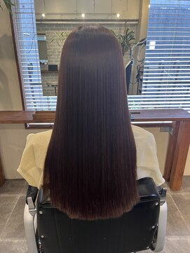 オルム 中目黒(orme) 髪質改善ストレート　　乾かしただけ