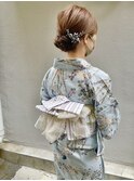 浴衣の帯も可愛く結びます◎