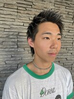 ハイバレーヘアーメゾン(HIGH VALLEY HAIRMAISON) スパイキーショートメンズハイライトホワイトメッシュ