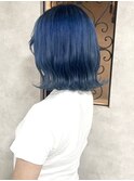 外ハネボブ/スカイブルー