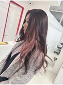 ミルキーピンクなイヤリング