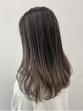 アオアクア バイ グルグル 小岩店(ao akua by GULGUL) ナチュラルバレイヤージュカラー