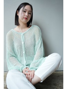 アルウ(Aru) ナチュラルつやのプツンとボブ