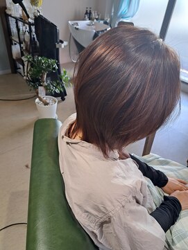 ホシトアカリ(星toあかり) 透明感抜群ベージュ×髪質改善×ショート