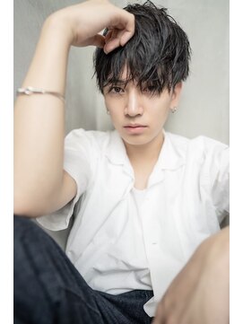 ケアリー 大日(Carelly) カルマパーマ/ベリーショート/ダークアッシュ/ニュアンスパーマ