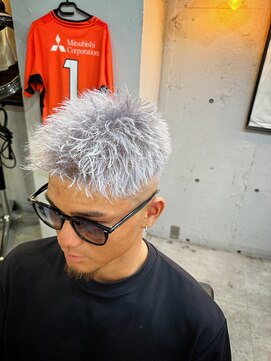 メンズ ラピス(Men's Lapis) プラチナシルバー短髪