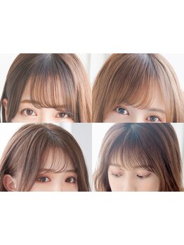 前髪・顔周りはスタイルの命！骨格に合わせたデザインカットで、あなたに合わせたスタイルをご提供！ 