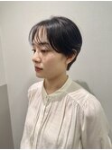 シースルーバングマッシュショート