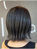 切りっぱなしボブ×グレイアッシュ
