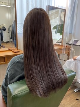 アンダーバーホワイト モデ 富田林店(_WHITE mode) 髪質改善ミルクティーベージュレイヤーカット