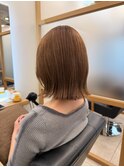 ベージュくびれボブ/20代30代40代