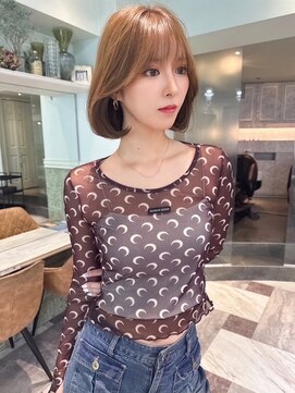 ロンド ロビン 栄(Lond robin) 韓国/前髪/縮毛矯正/レイヤー/ショートボブ/ボブ