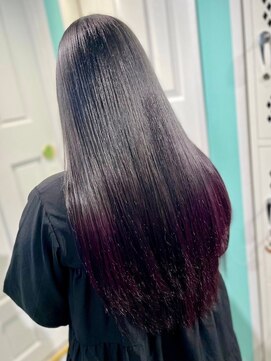 マティーナ ヘアー 池袋(Matina hair) 【ディープパープルグラデーション】池袋美容室