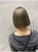 【GOTO】@goto_number 【パッツンボブ×オリーブグレージュ】