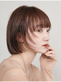 天神大名今泉ショートヘア顔周りレイヤーボブくびれショートボブ