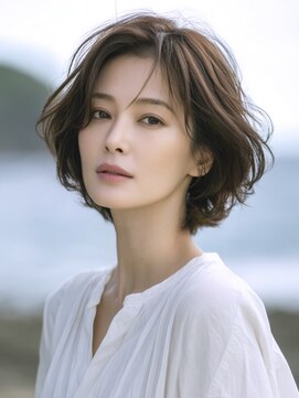 アルトリスト(Altruist Aging×HAIR&SPA) ★ダークアッシュ大人ガーリーボブ着物似合わせカット/髪質改善