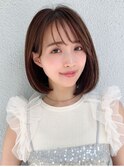 【AFLOAT 福岡】小顔前髪あり後れ毛サイドバングメルティカラー