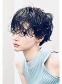 羽感ウエットショートボブ