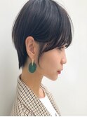 《自宅での再現性も◎》収まりの良いショートボブをご提案*