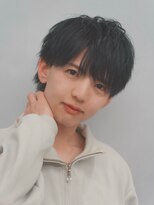 ポプルス(popls)&nbsp;メンズマッシュウルフ/黒髪/