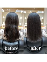 ツヤと髪 クリム(crim)&nbsp;クセ髪ヘアエステ　ミディアム　白髪染め　30代 、40代、20代