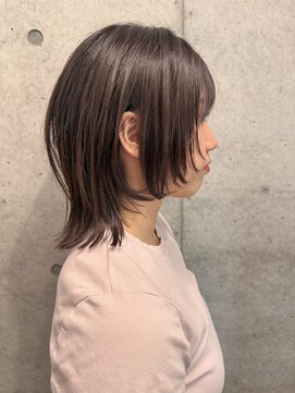 アイフィ(iFY) 【iFY 大久保】ミディアムウルフ×顔まわりレイヤー