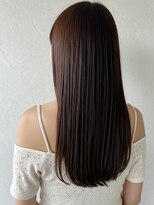 ガーディナ(Gardina)&nbsp;髪質改善ストレート 艶髪 ブラウンベージュ ロングストレート