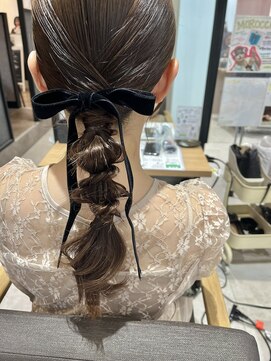 クム 川越(kum) 【kum川越】タイト編み下ろしヘア