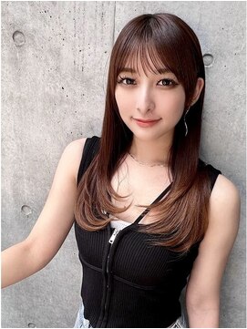 ベッカン 新宿店(BEKKAN) 髪質改善で作る美髪ストレート　新宿/縮毛矯正　前髪カットAujua