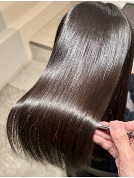 【髪質改善】美髪トリートメント/暗髪ブルーカラー