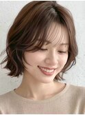 似合わせカット伸ばしかけくびれヘア抜け感ボブA7上尾20代30代