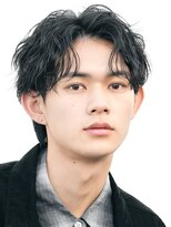 フィフス 札幌大通(fifth)&nbsp;札幌大通ツイストスパイラルパーマ波巻きパーマセンターパート◆