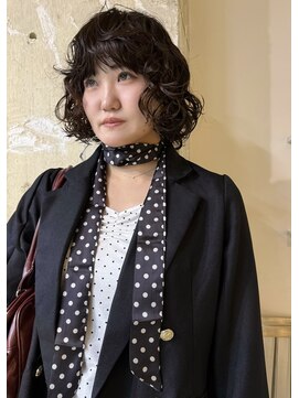 ゾーイダイミョウ(ZOEY daimyo) 天神大名 ニュアンスボブパーマ ボブレイヤーパーマ