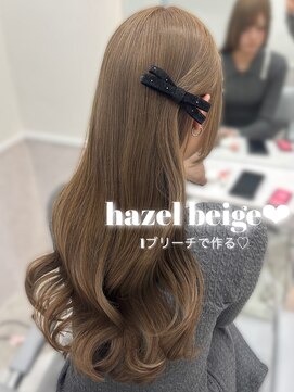 リルミー ミュエナ 大須 矢場町(Lilme myuena) ヘーゼルベージュカラー♪ /前髪/名古屋