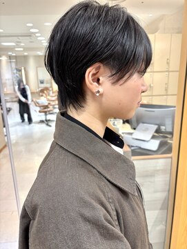 モリオ フロム ロンドン サッポロファクトリー店(morio FROM LONDON) morio 骨格矯正カット 耳掛けマッシュショート 刈り上げショート