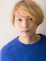 モッズヘアー メン 戸田公園店(mod's hair men)&nbsp;10代20代斜めバングハイトーンカラーマッシュ韓国ヘアi戸田公園