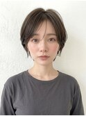 小顔くびれショート/似合わせカット/ブリーチなし/夏p大宮